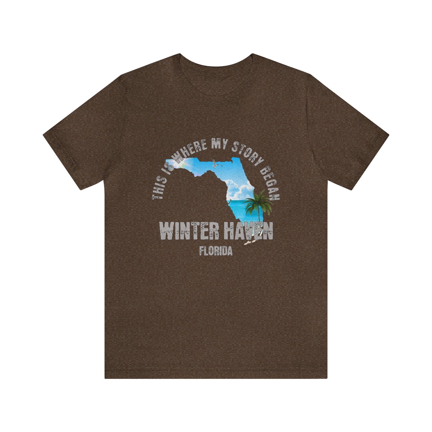 State of Florida T-Shirt - This is where my story began Winter Haven Florida