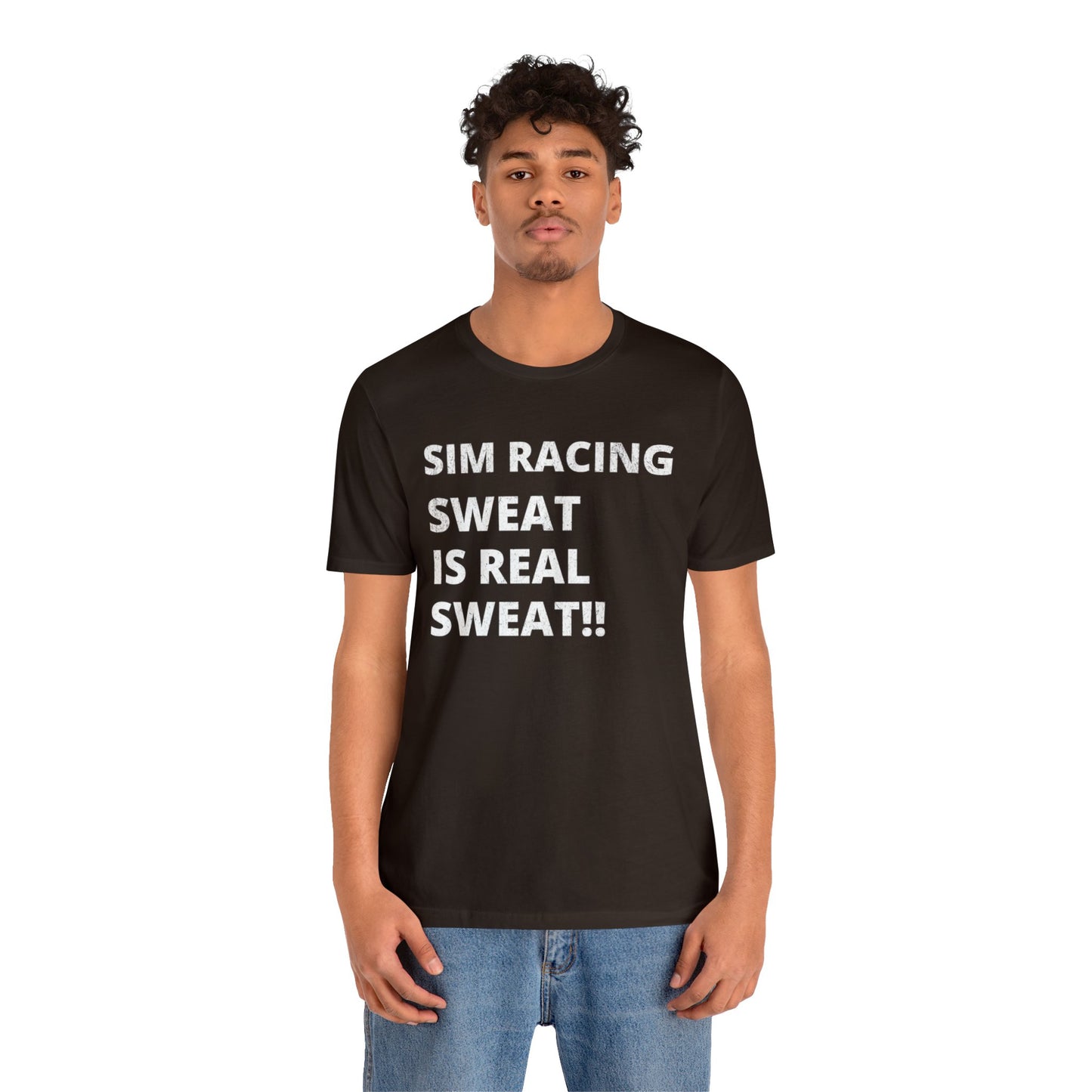 Sim Racing Sweat Is Real Sweat Shirt, Sim Racing, I Racer, Online Gaming, Gift for Gammer, I race online, E sports, Online Racing, Simulator