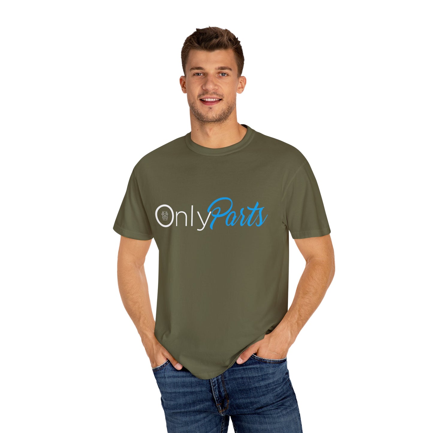 The Parts Department - Hope Dies Here Unisex Dyed T-shirt Dealership employee gift ideas, birthday gifts father's day Valentine's day