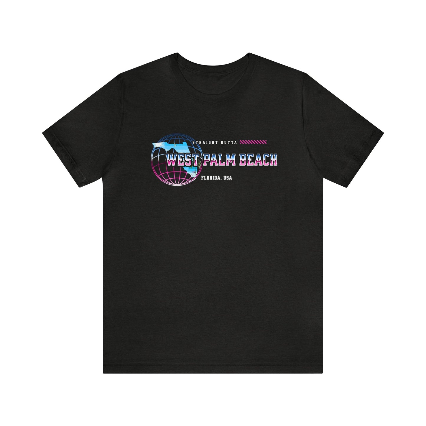 Straight Outta West Palm Beach Florida Home Town Shirt Birthplace Birthday Gift Florida Souviner Florida Cities Destination Gift