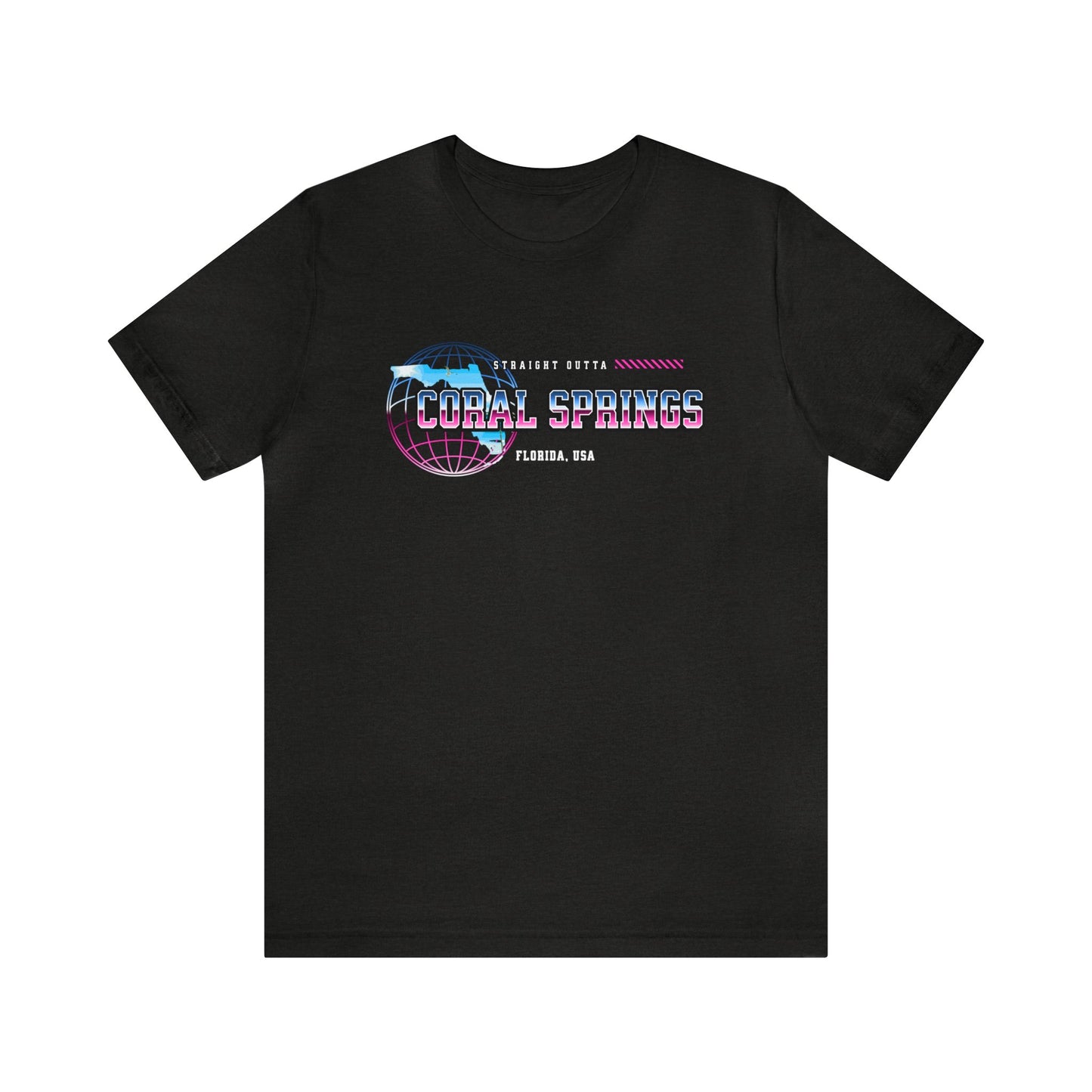 Straight Outta Coral Springs Florida Home Town Shirt Birthplace Birthday Gift Florida Souviner Florida Cities Destination Gift Gift For Dad
