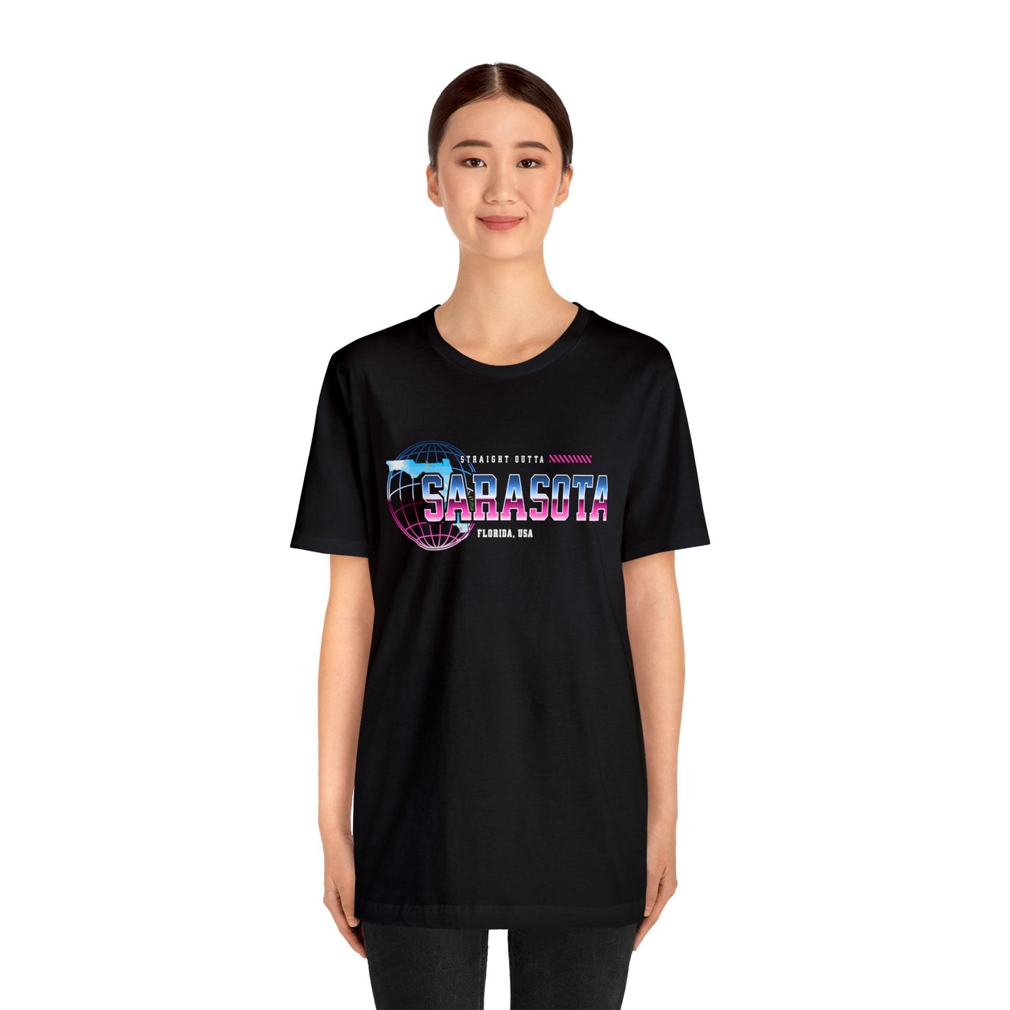 Straight Outta Sarasota Florida Home Town Shirt Birthplace Birthday Gift Florida Souviner Florida Cities Destination Gift Gift For Dad
