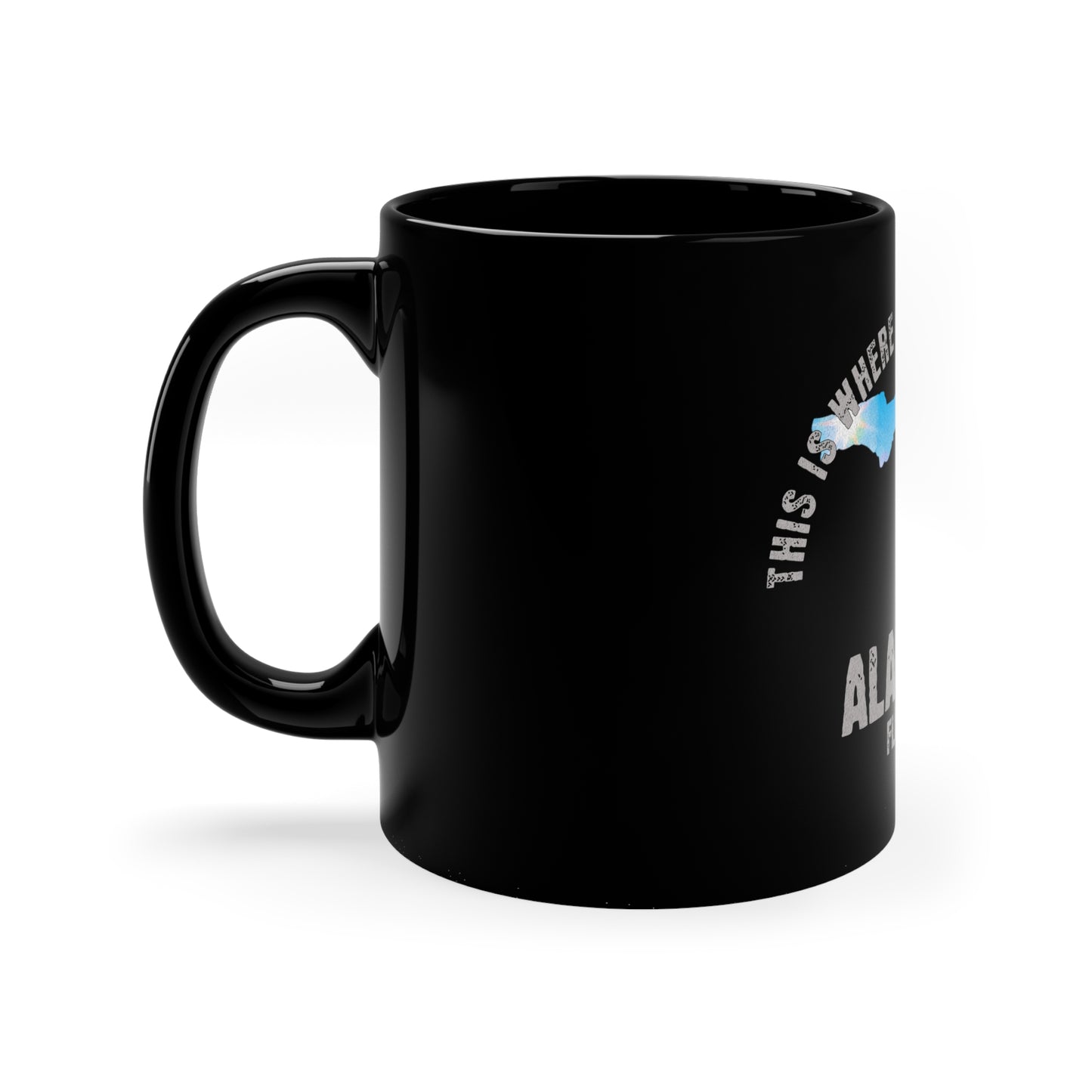 Alachua Florida Where My Story Began Souvernirs  11oz Black Coffee Mug Home Town Home Grown