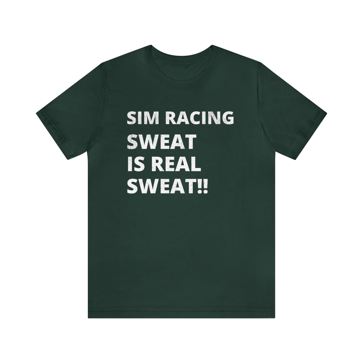Sim Racing Sweat Is Real Sweat Shirt, Sim Racing, I Racer, Online Gaming, Gift for Gammer, I race online, E sports, Online Racing, Simulator