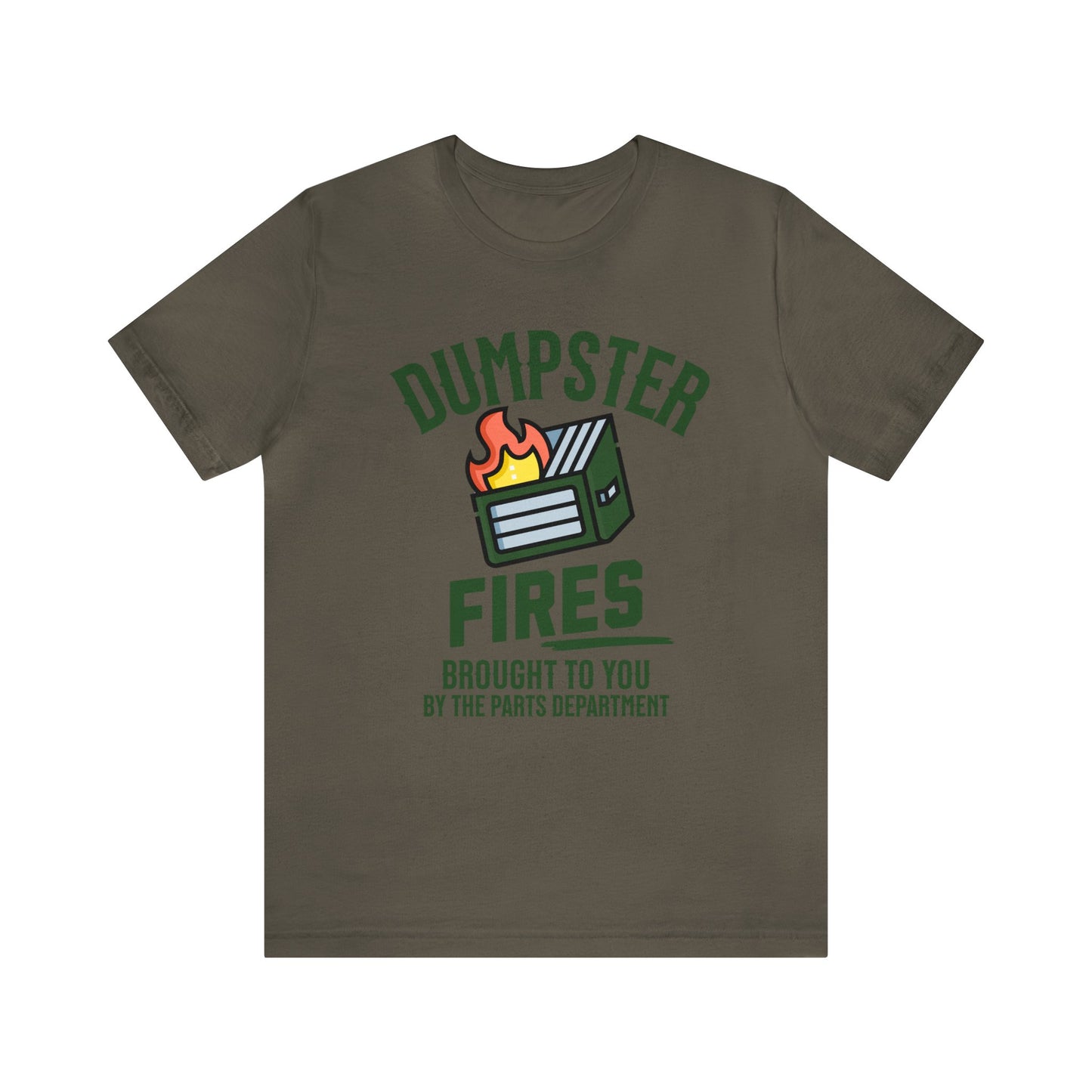 Dumpster Fires Brought to you by the Parts Department, Gift for Parts Manager, Dealership Employee, Parts Counter Person, Birthday Day