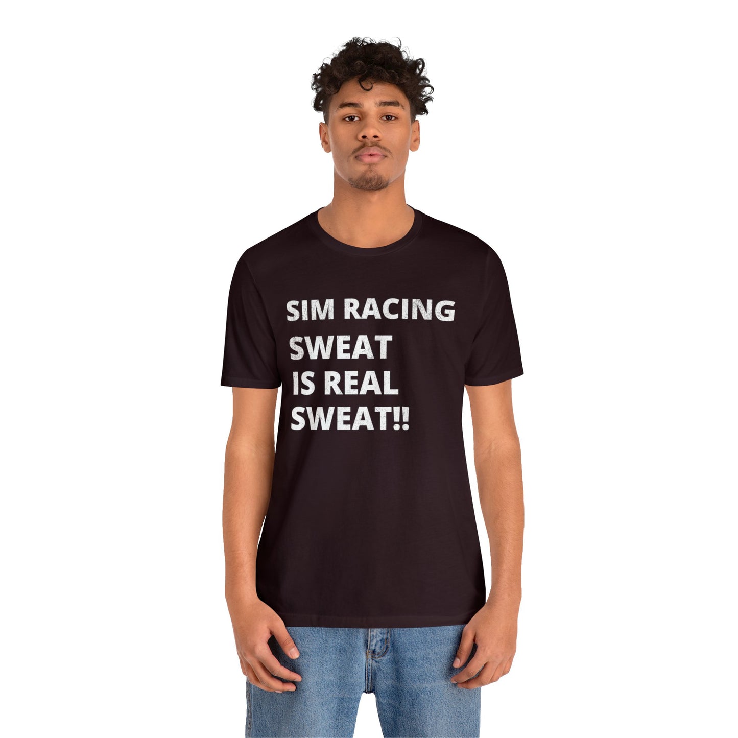 Sim Racing Sweat Is Real Sweat Shirt, Sim Racing, I Racer, Online Gaming, Gift for Gammer, I race online, E sports, Online Racing, Simulator