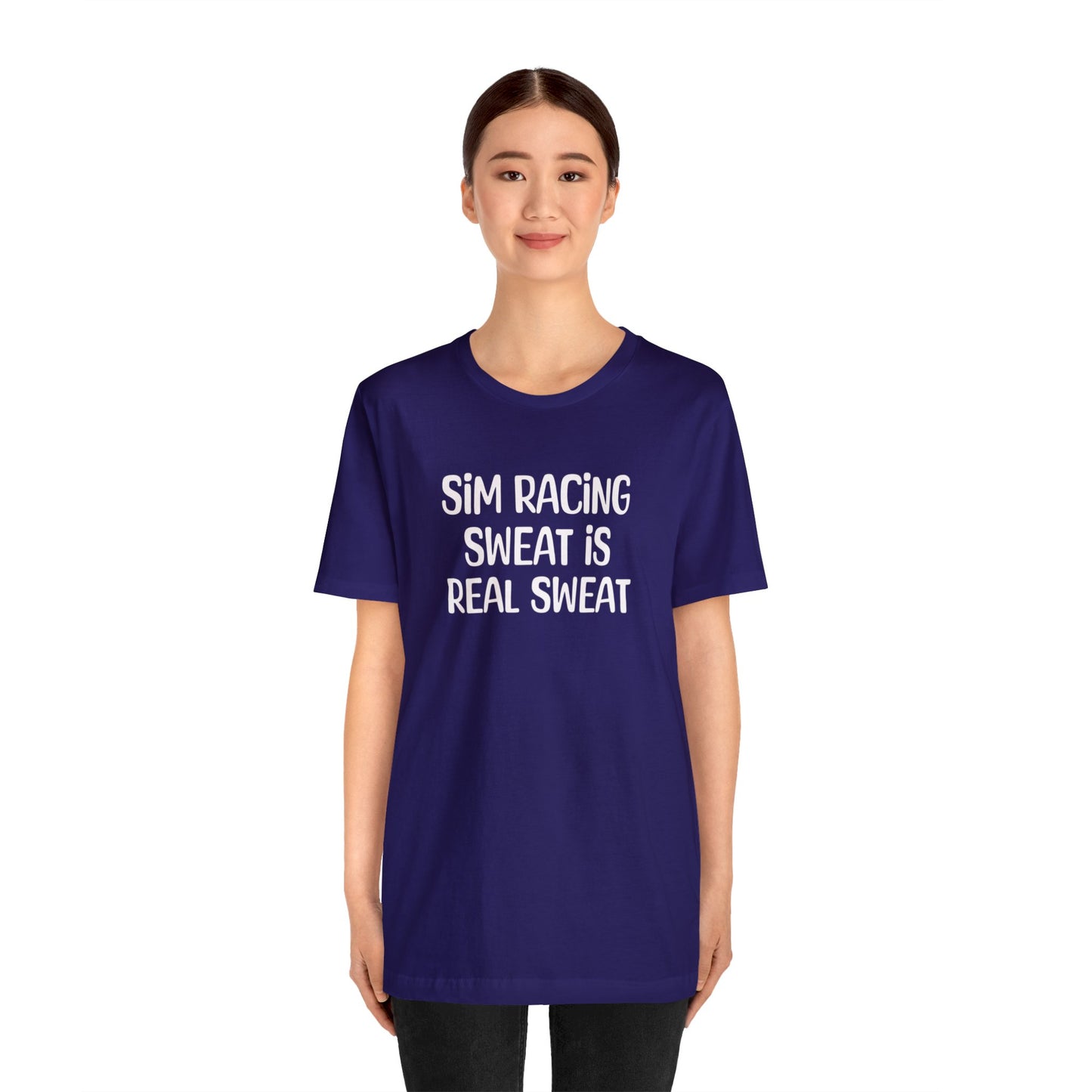 Sim Racing Sweat Is Real Sweat Shirt, Sim Racing, I Racer, Online Gaming, Gift for Gammer, I race online, E sports, Online Racing, Simulator
