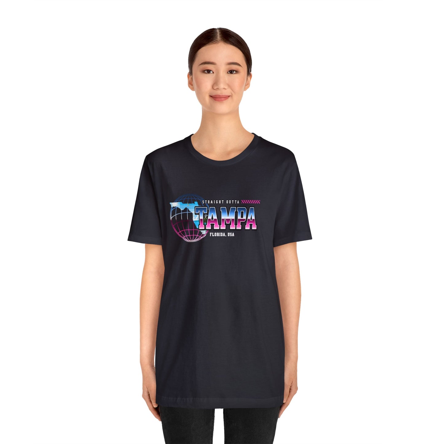Straight Outta Tampa Florida Home Town Shirt Birthplace Birthday Gift Florida Souviner Florida Cities Destination Gift Gift For Dad