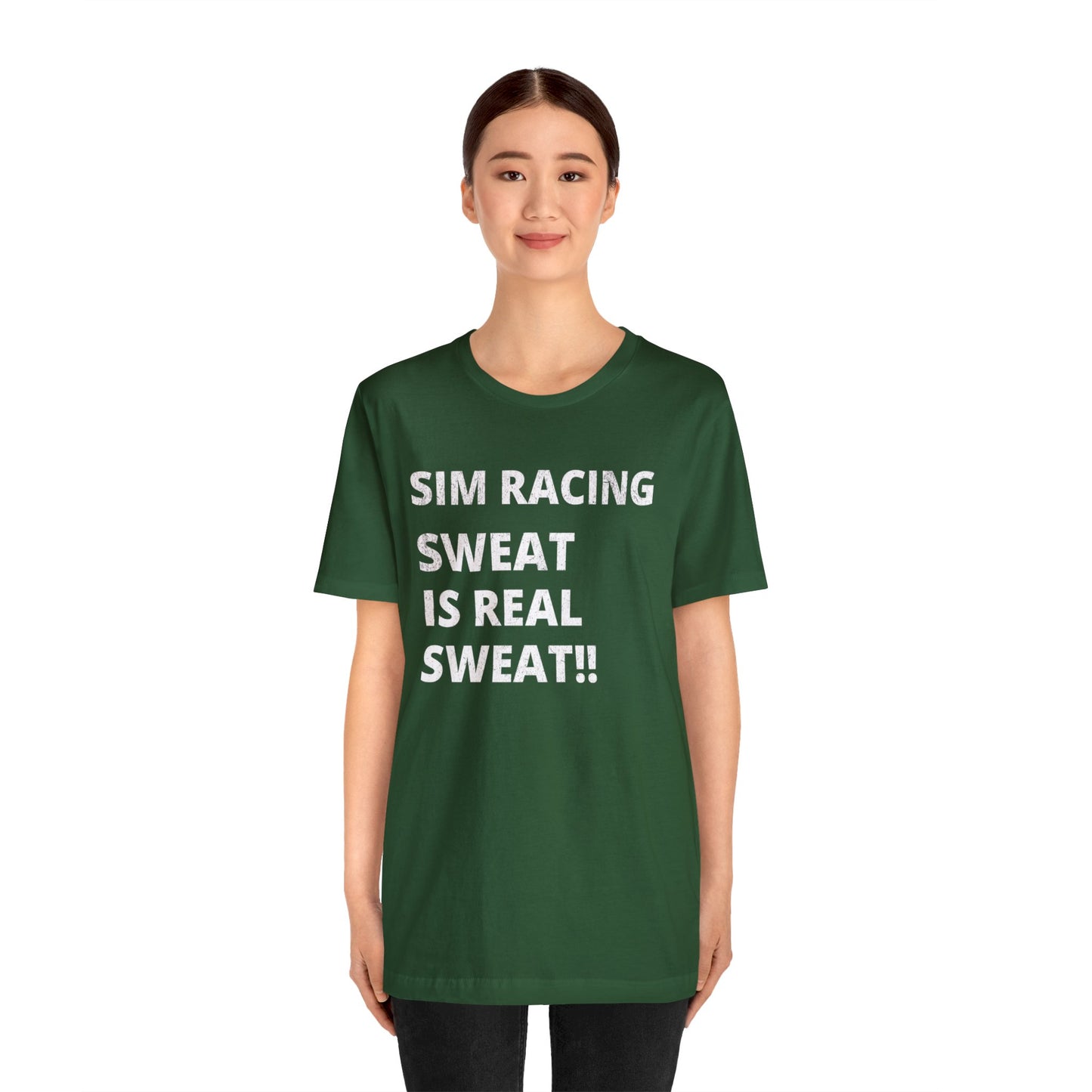 Sim Racing Sweat Is Real Sweat Shirt, Sim Racing, I Racer, Online Gaming, Gift for Gammer, I race online, E sports, Online Racing, Simulator