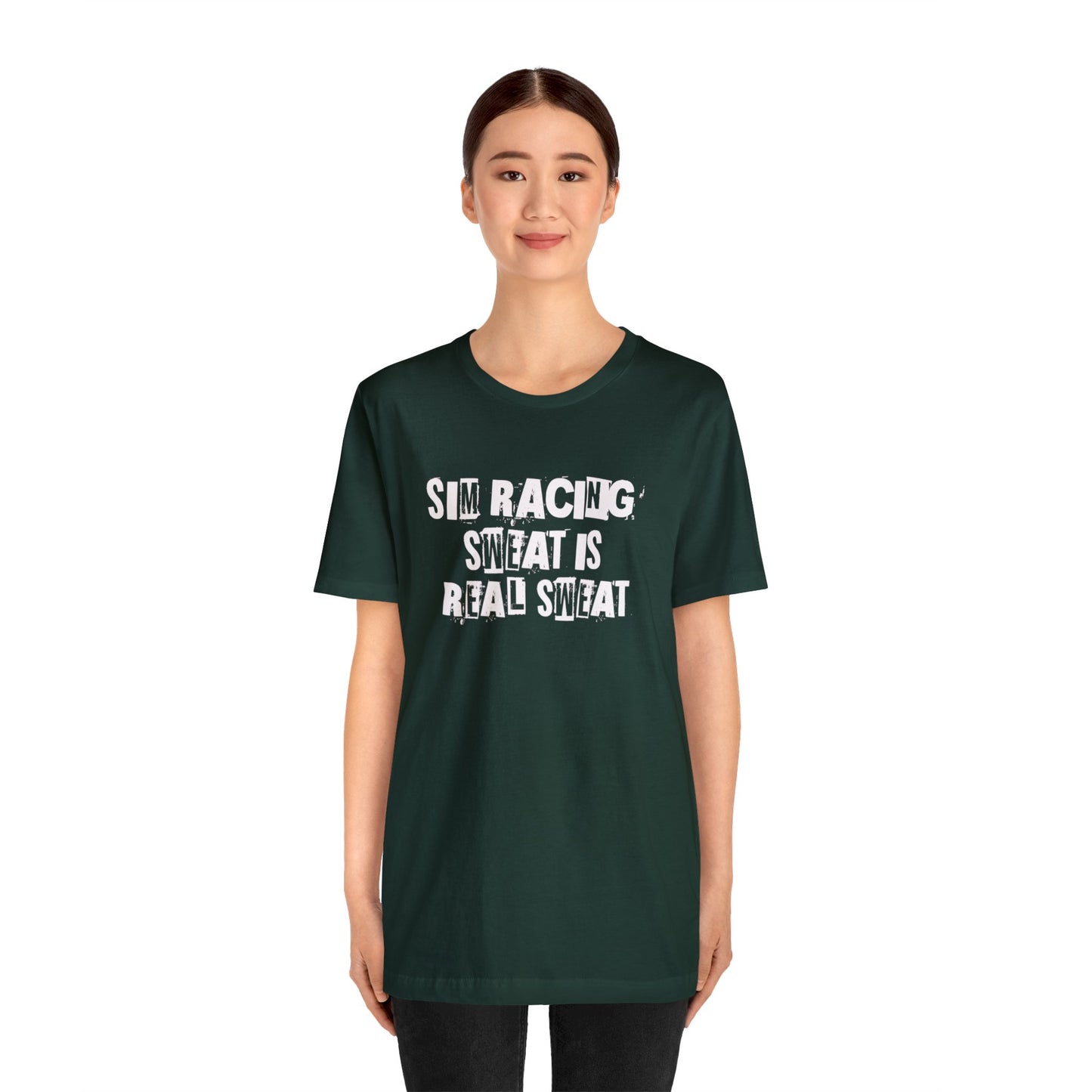 Sim Racing Sweat Is Real Sweat Shirt, Sim Racing, I Racer, Online Gaming, Gift for Gammer, I race online, E sports, Online Racing, Simulator