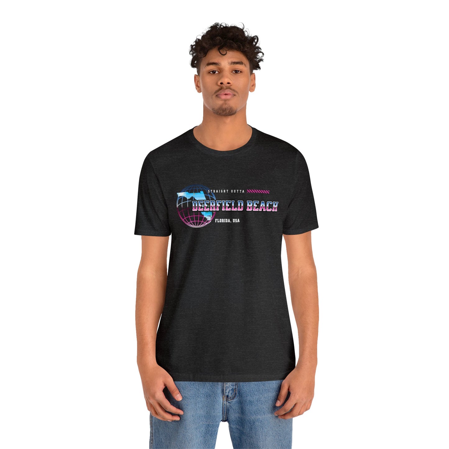 Straight Outta Deerfield Beach Florida Home Town Shirt Birthplace Birthday Gift Florida Souviner Florida Cities Destination Gift