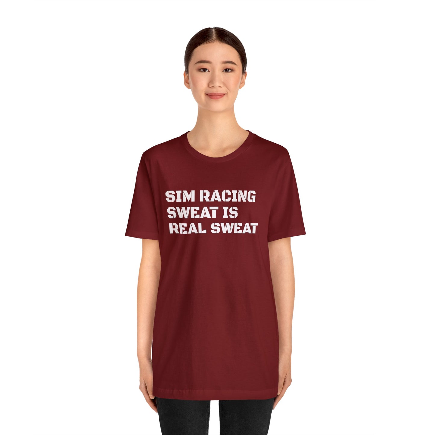 Sim Racing Sweat Is Real Sweat Shirt, Sim Racing, I Racer, Online Gaming, Gift for Gammer, I race online, E sports, Online Racing, Simulator