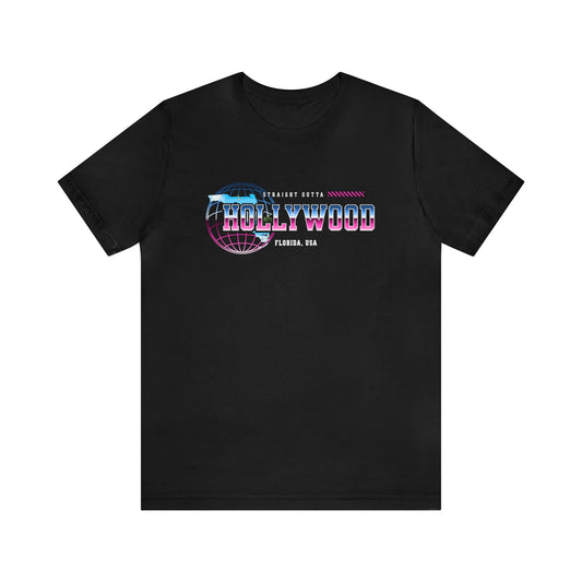 Straight Outta Hollywood Florida Home Town Shirt Birthplace Birthday Gift Florida Souviner Florida Cities Destination Gift Gift For Dad