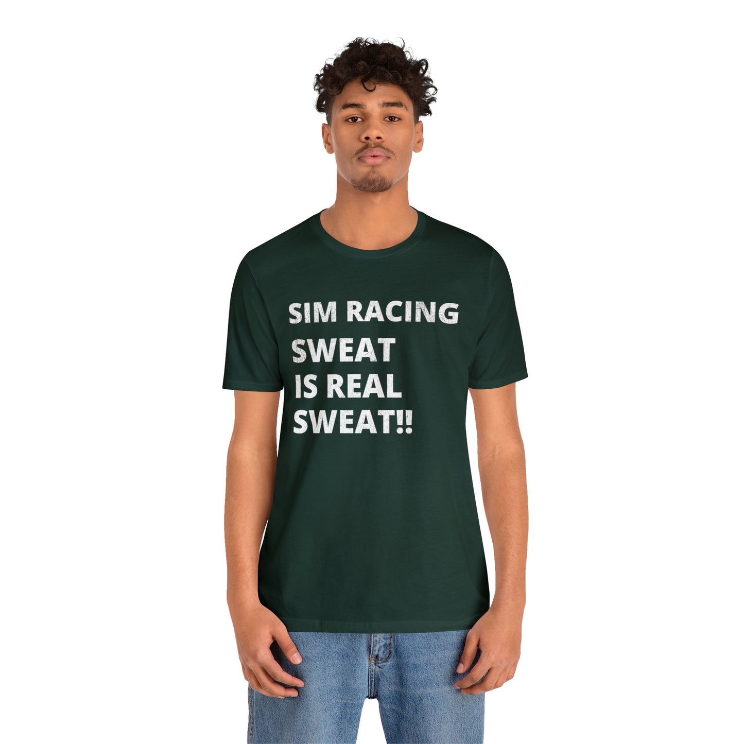 Sim Racing Sweat Is Real Sweat Shirt, Sim Racing, I Racer, Online Gaming, Gift for Gammer, I race online, E sports, Online Racing, Simulator