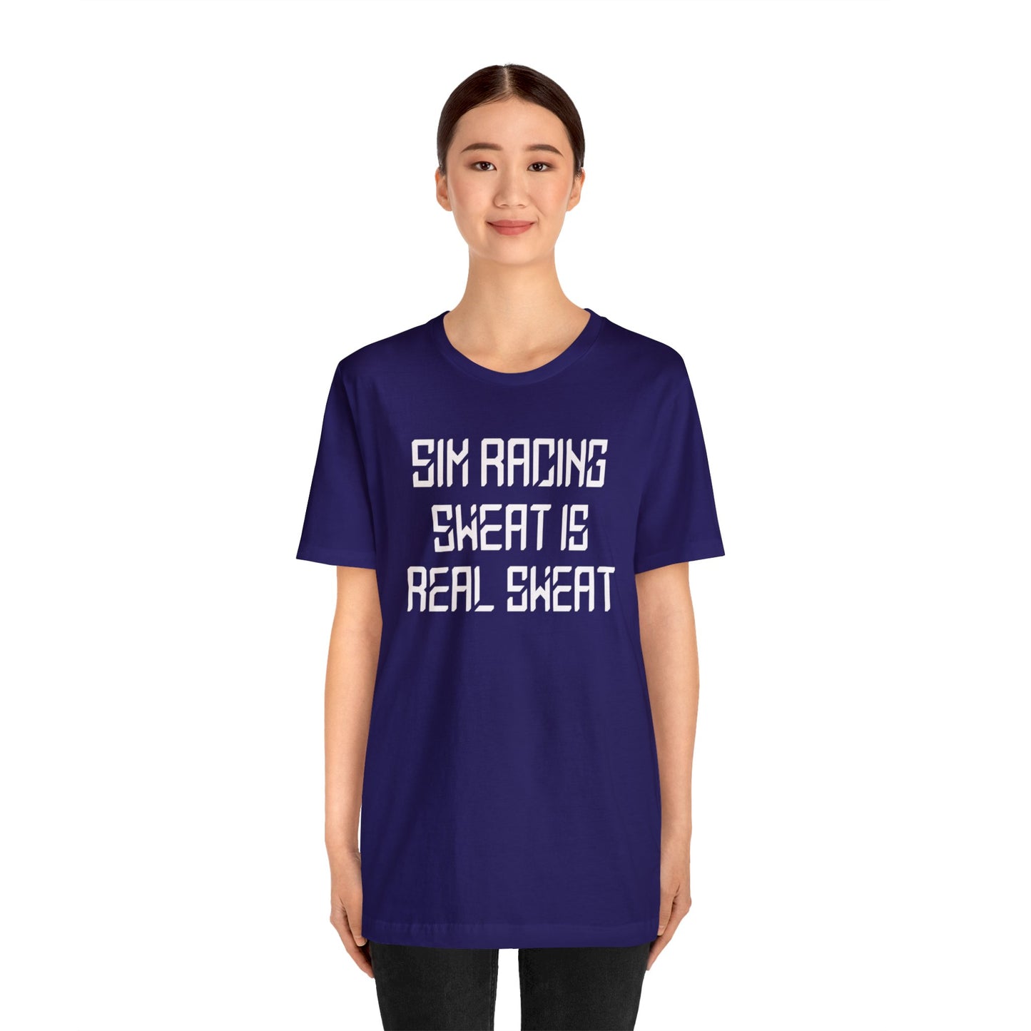 Sim Racing Sweat Is Real Sweat Shirt, Sim Racing, I Racer, Online Gaming, Gift for Gammer, I race online, E sports, Online Racing