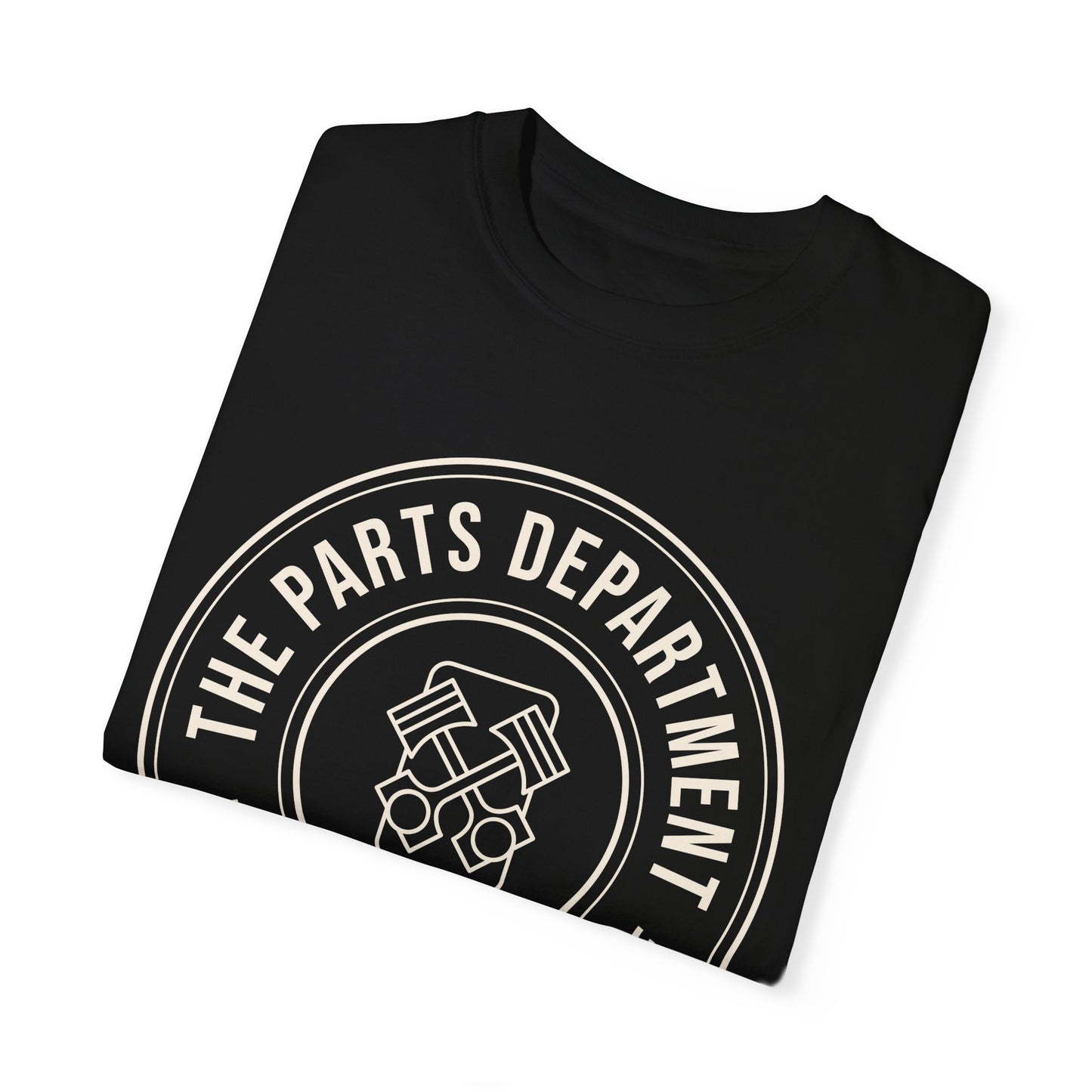The Parts Department - Hope Dies Here Unisex Dyed T-shirt Dealership employee gift ideas, birthday gifts father's day Valentine's day