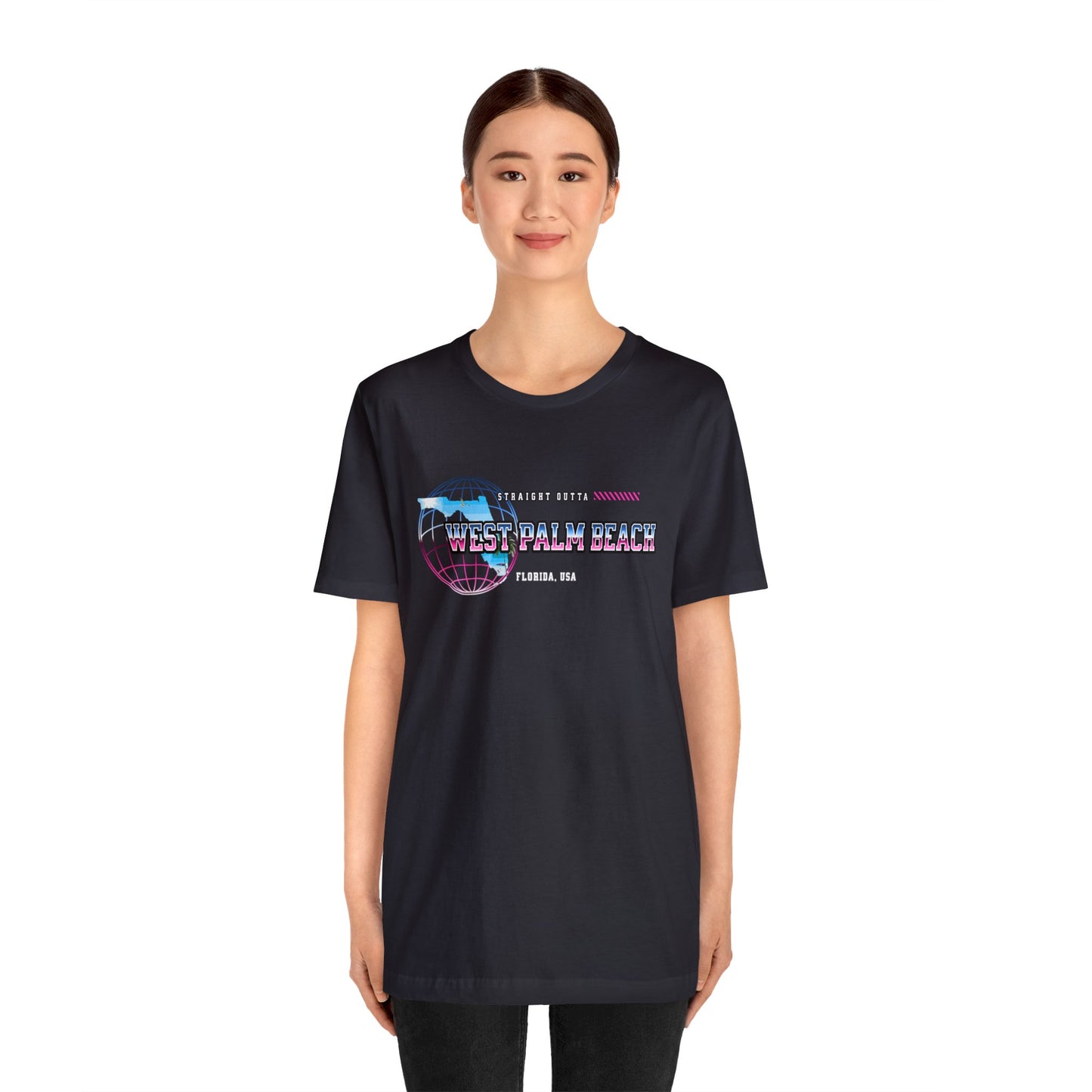 Straight Outta West Palm Beach Florida Home Town Shirt Birthplace Birthday Gift Florida Souviner Florida Cities Destination Gift
