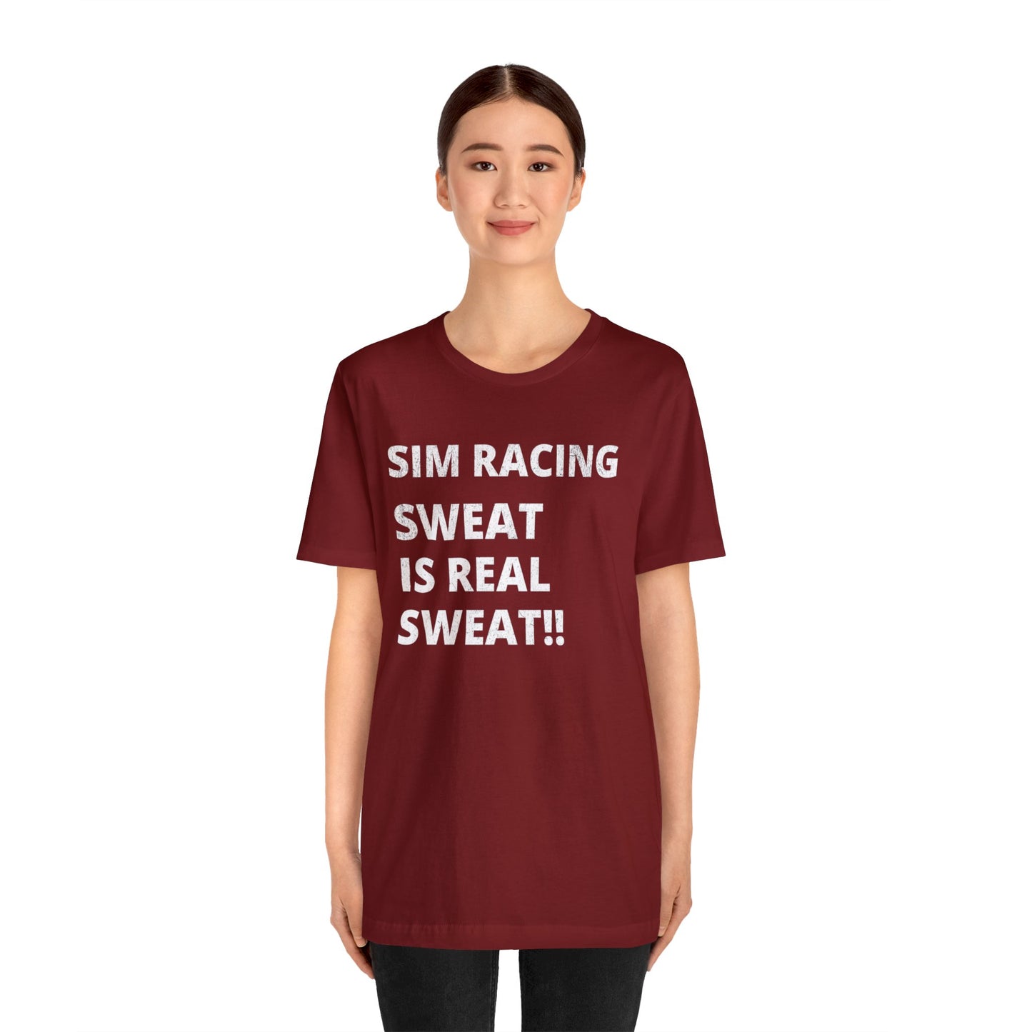 Sim Racing Sweat Is Real Sweat Shirt, Sim Racing, I Racer, Online Gaming, Gift for Gammer, I race online, E sports, Online Racing, Simulator
