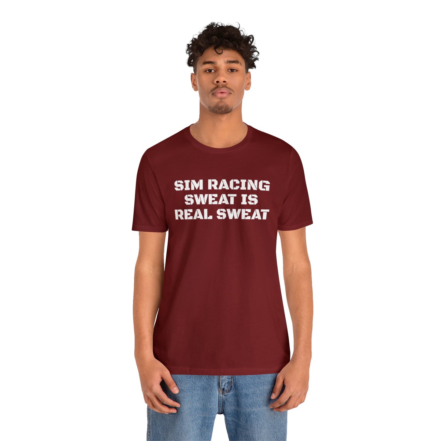Sim Racing Sweat Is Real Sweat Shirt, Sim Racing, I Racer, Online Gaming, Gift for Gammer, I race online, E sports, Online Racing, Simulator