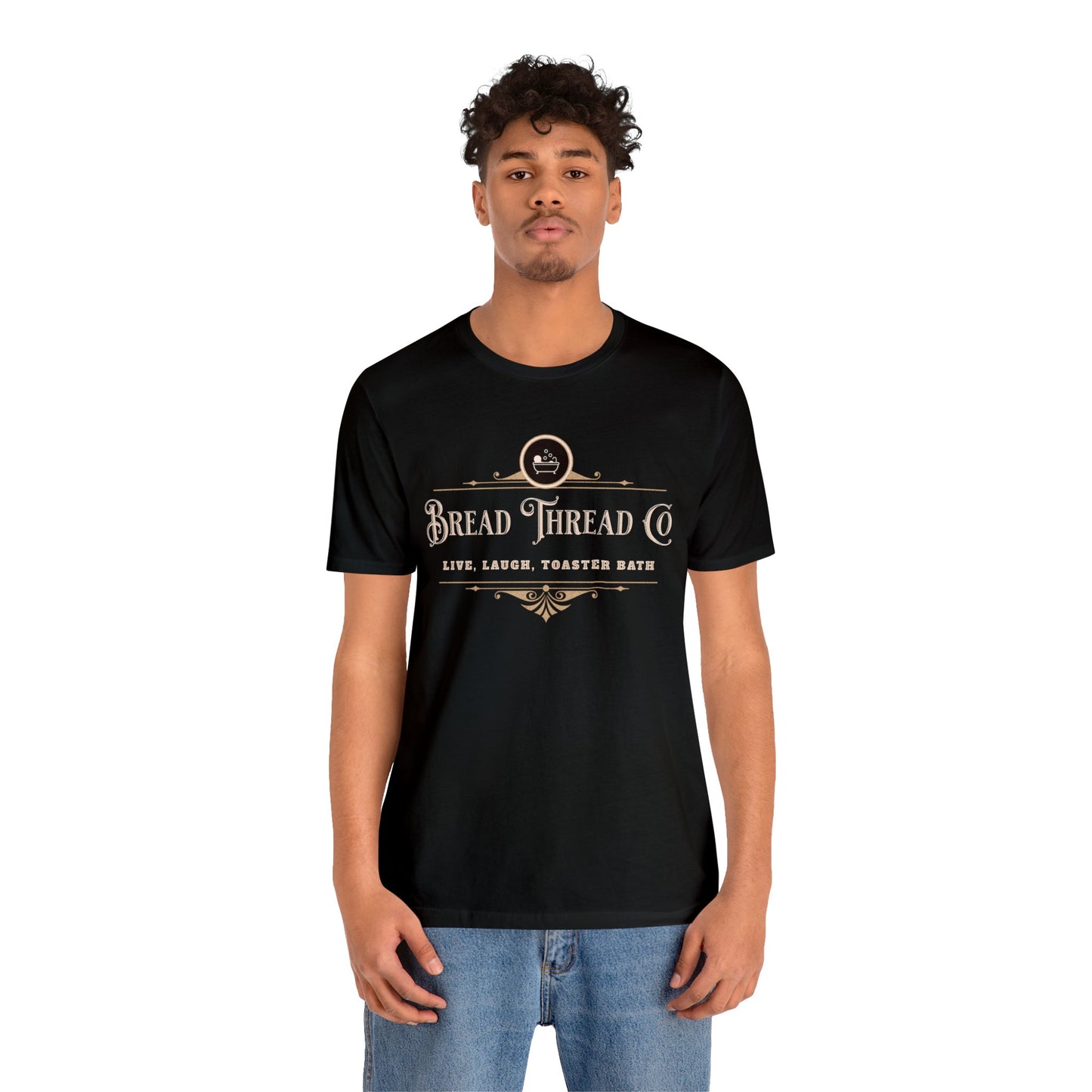 Bread Thread Company Live Laugh Toaster Bath Shirt, Gift for Boyfriend, Humorus Shirt, Funny Shirt, Birthday Gift, Valentines Day Gift
