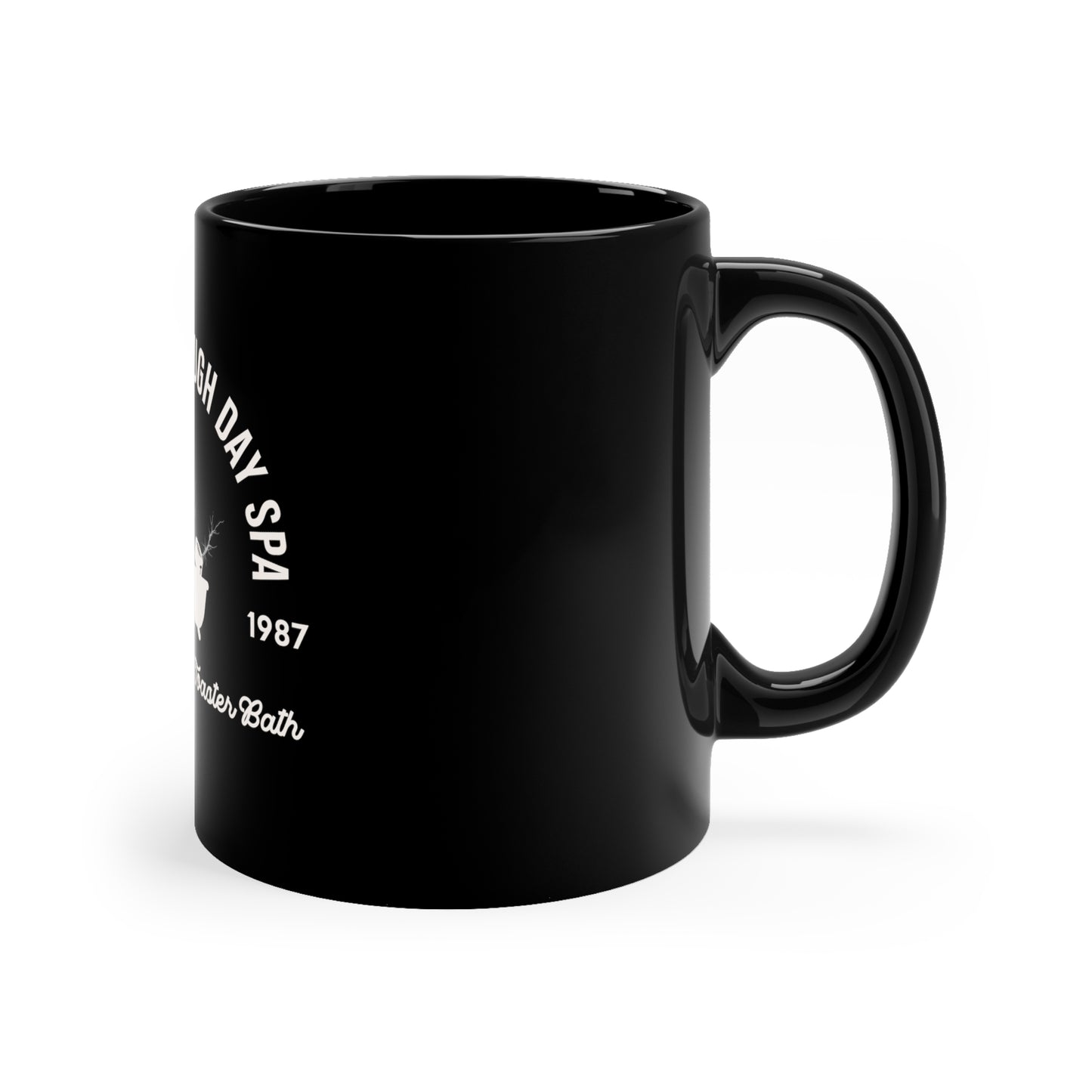 I've Had Enough Day Spa Live Laugh Toaster Bath 11oz Black Mug, Gift for Boy Friend, Gift for Husband, Fathers Day Gift, Anniversary Gift