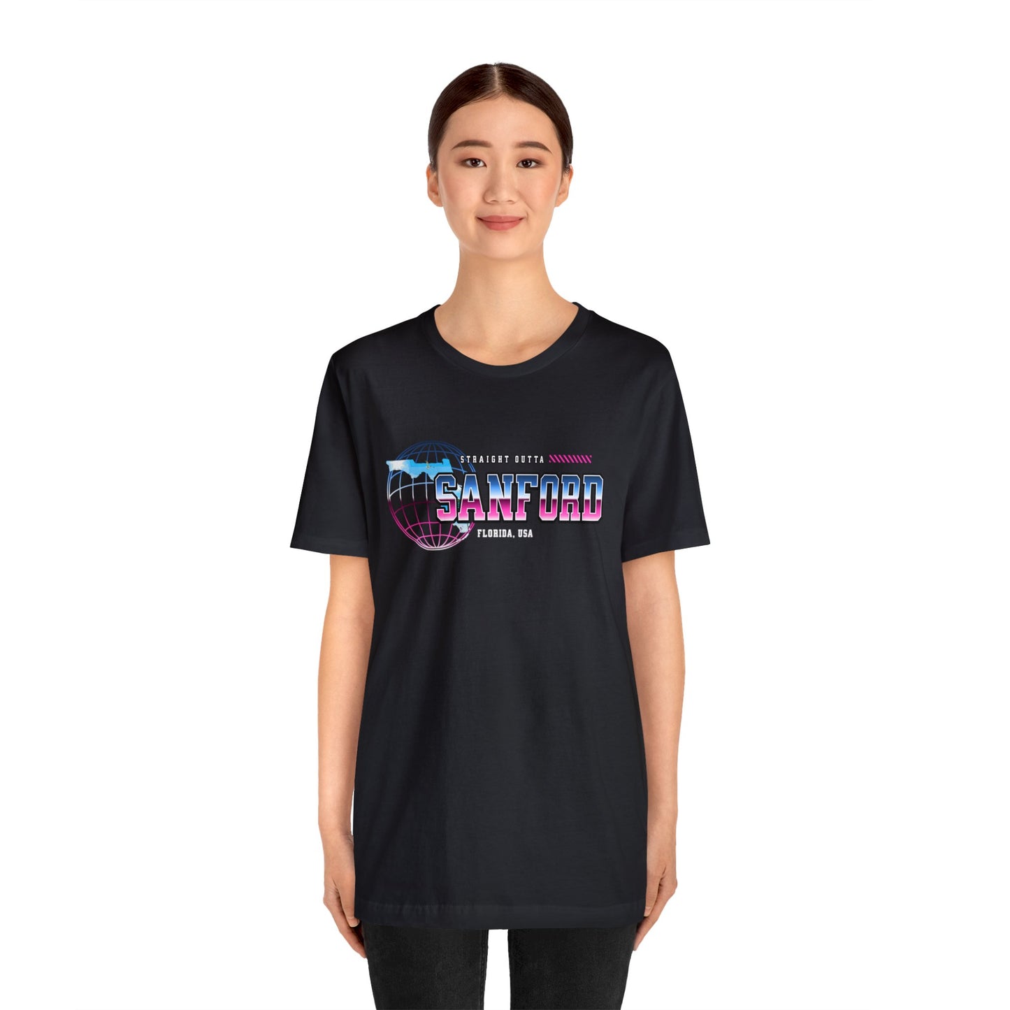 Straight Outta Sanford Florida Home Town Shirt Birthplace Birthday Gift Florida Souviner Florida Cities Destination Gift Gift For Dad