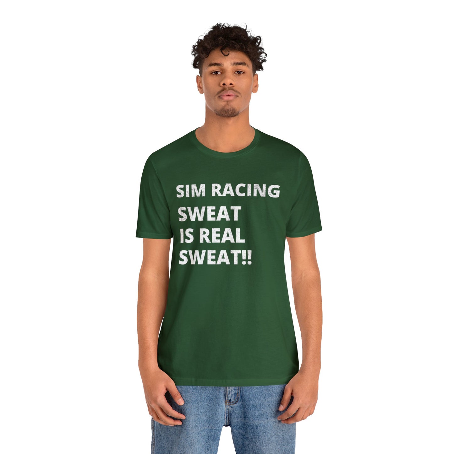 Sim Racing Sweat Is Real Sweat Shirt, Sim Racing, I Racer, Online Gaming, Gift for Gammer, I race online, E sports, Online Racing, Simulator