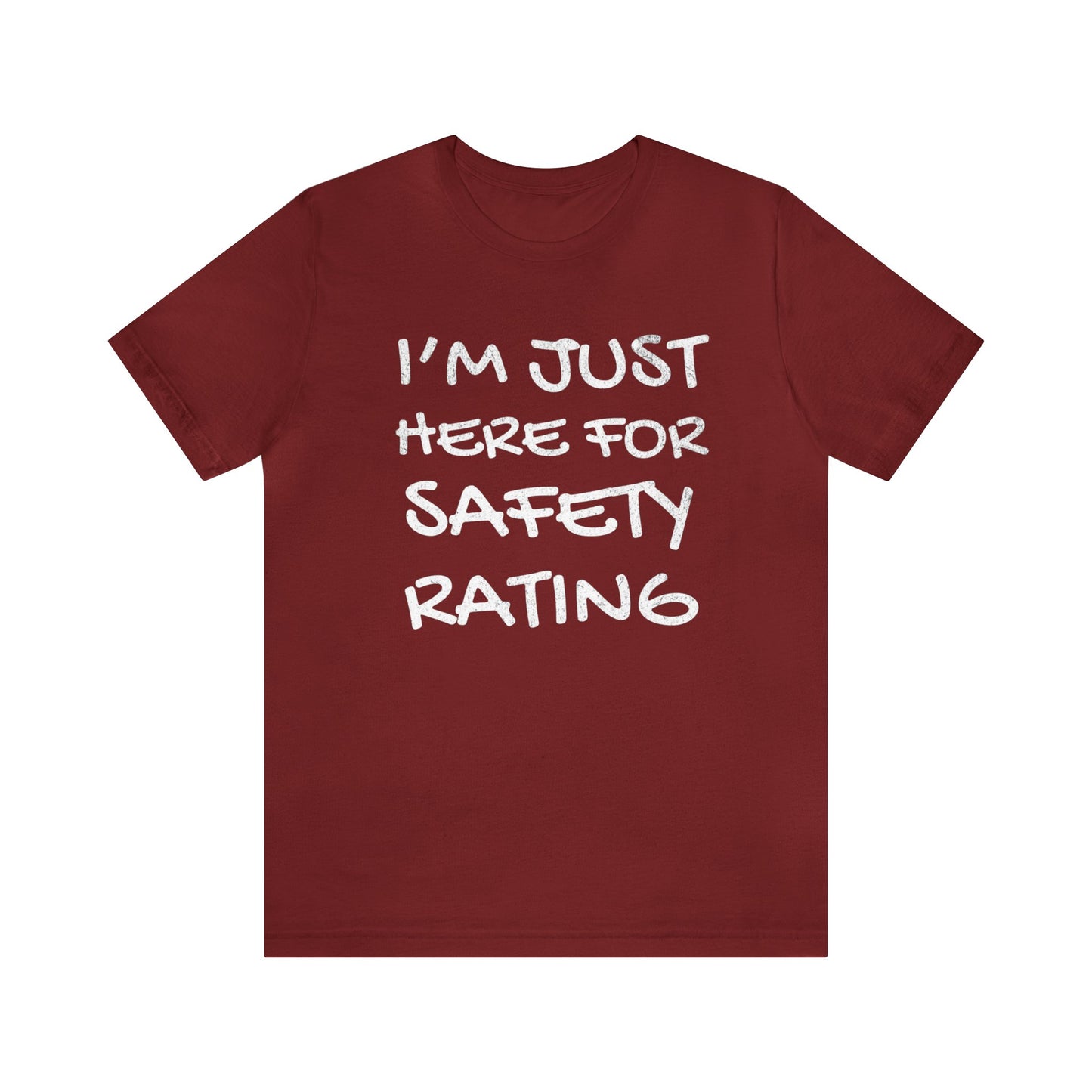 I'm Just Here For the Safety Rating Shirt, Sim Racing, I Racer, Online Gaming, Gift for Gammer, I race online, E sports, Online Racing