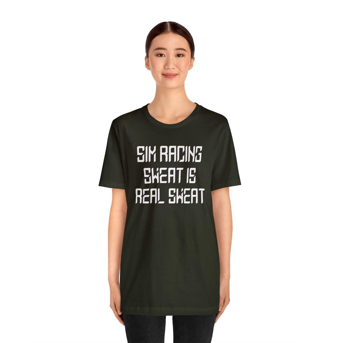 Sim Racing Sweat Is Real Sweat Shirt, Sim Racing, I Racer, Online Gaming, Gift for Gammer, I race online, E sports, Online Racing