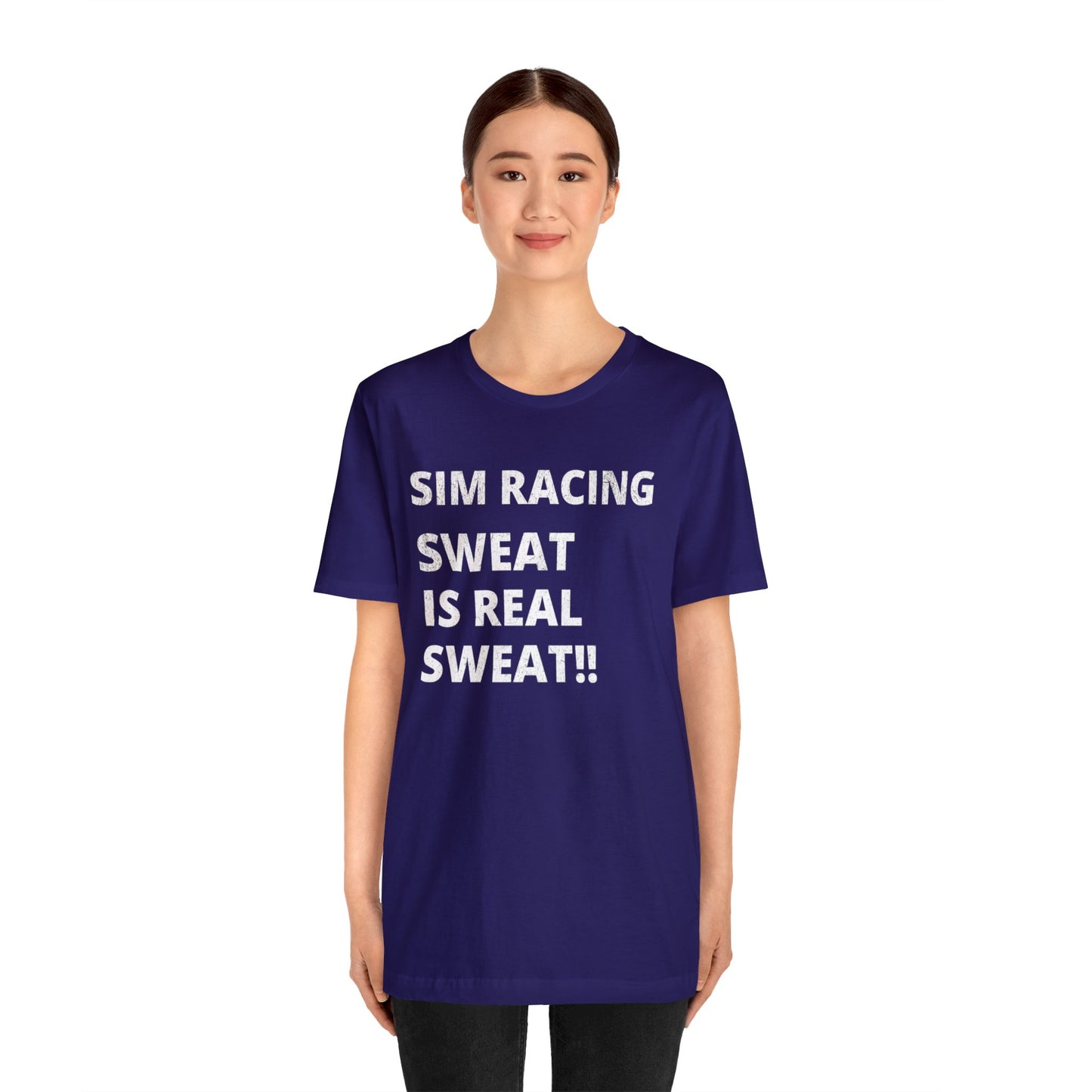Sim Racing Sweat Is Real Sweat Shirt, Sim Racing, I Racer, Online Gaming, Gift for Gammer, I race online, E sports, Online Racing, Simulator