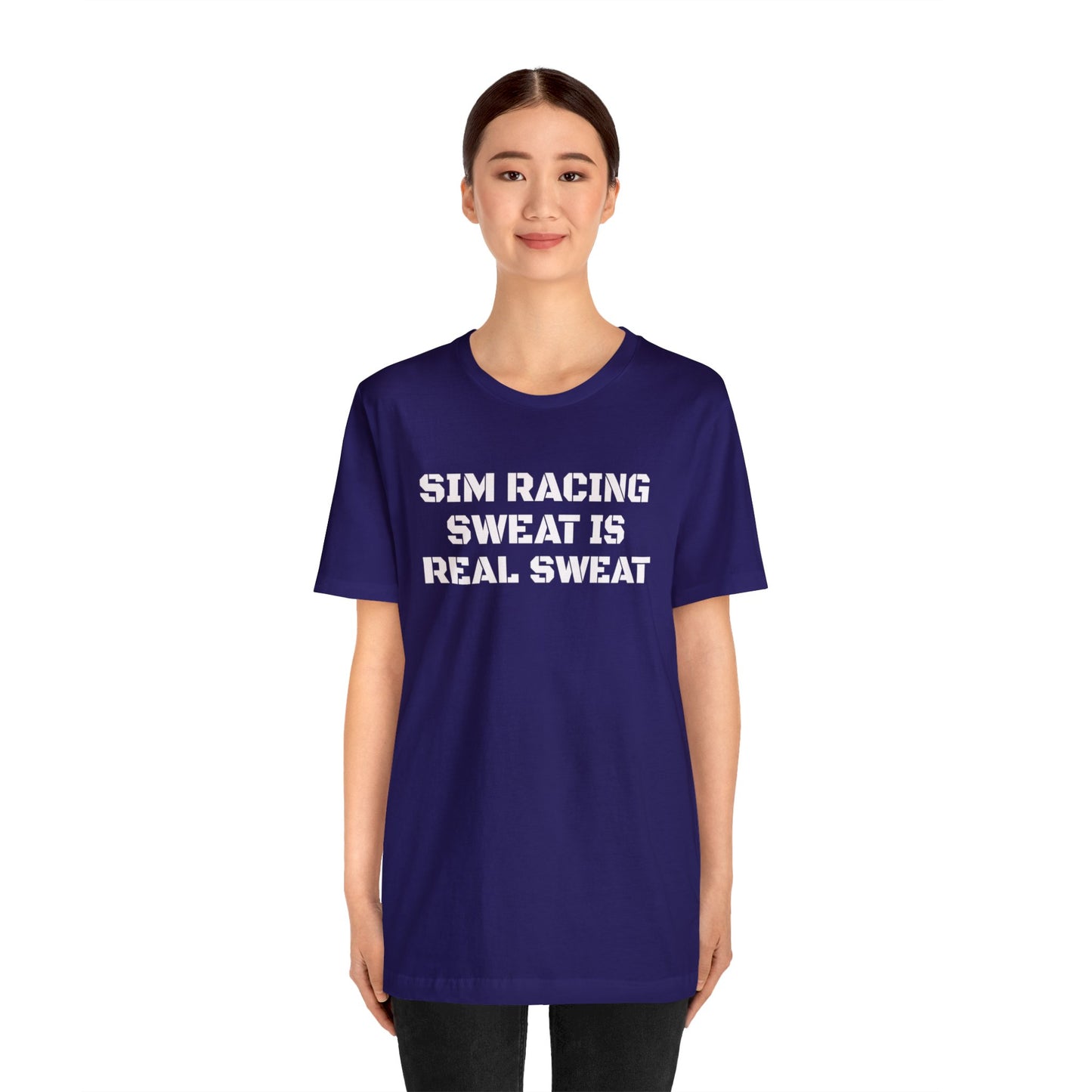 Sim Racing Sweat Is Real Sweat Shirt, Sim Racing, I Racer, Online Gaming, Gift for Gammer, I race online, E sports, Online Racing, Simulator