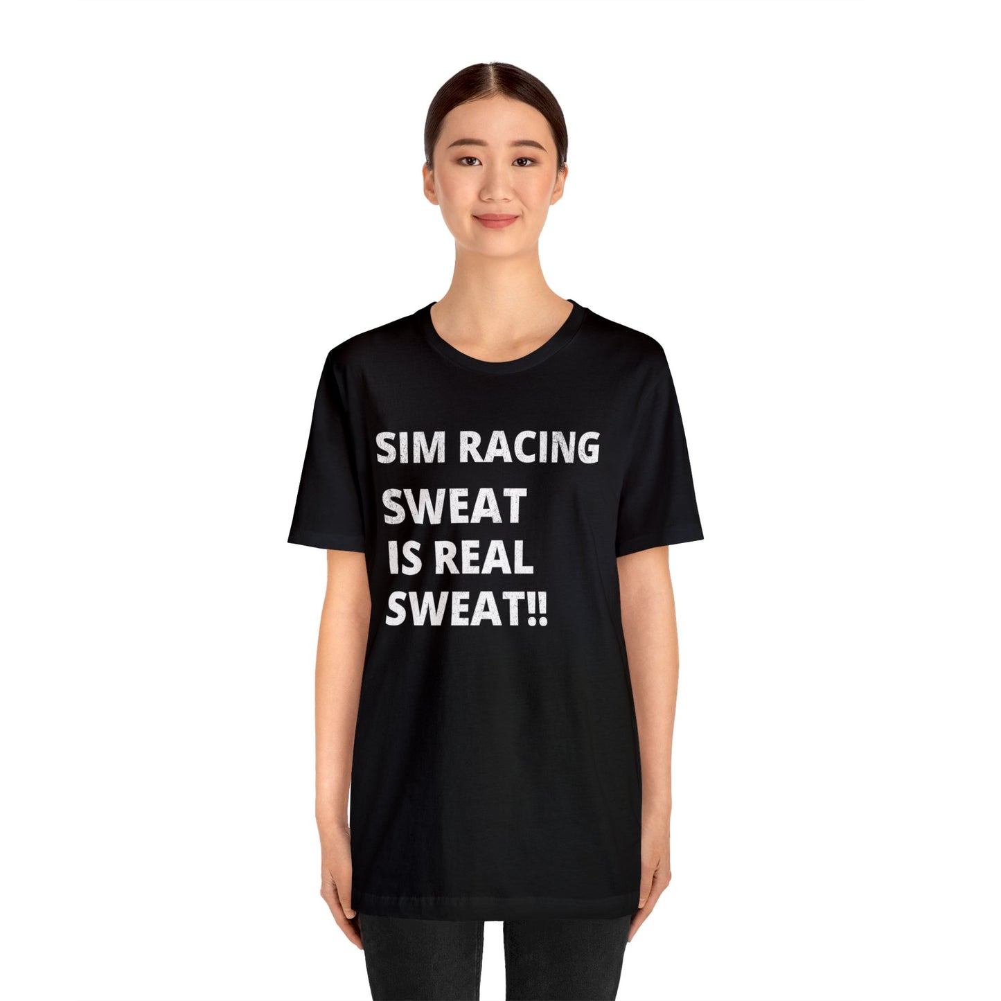 Sim Racing Sweat Is Real Sweat Shirt, Sim Racing, I Racer, Online Gaming, Gift for Gammer, I race online, E sports, Online Racing, Simulator
