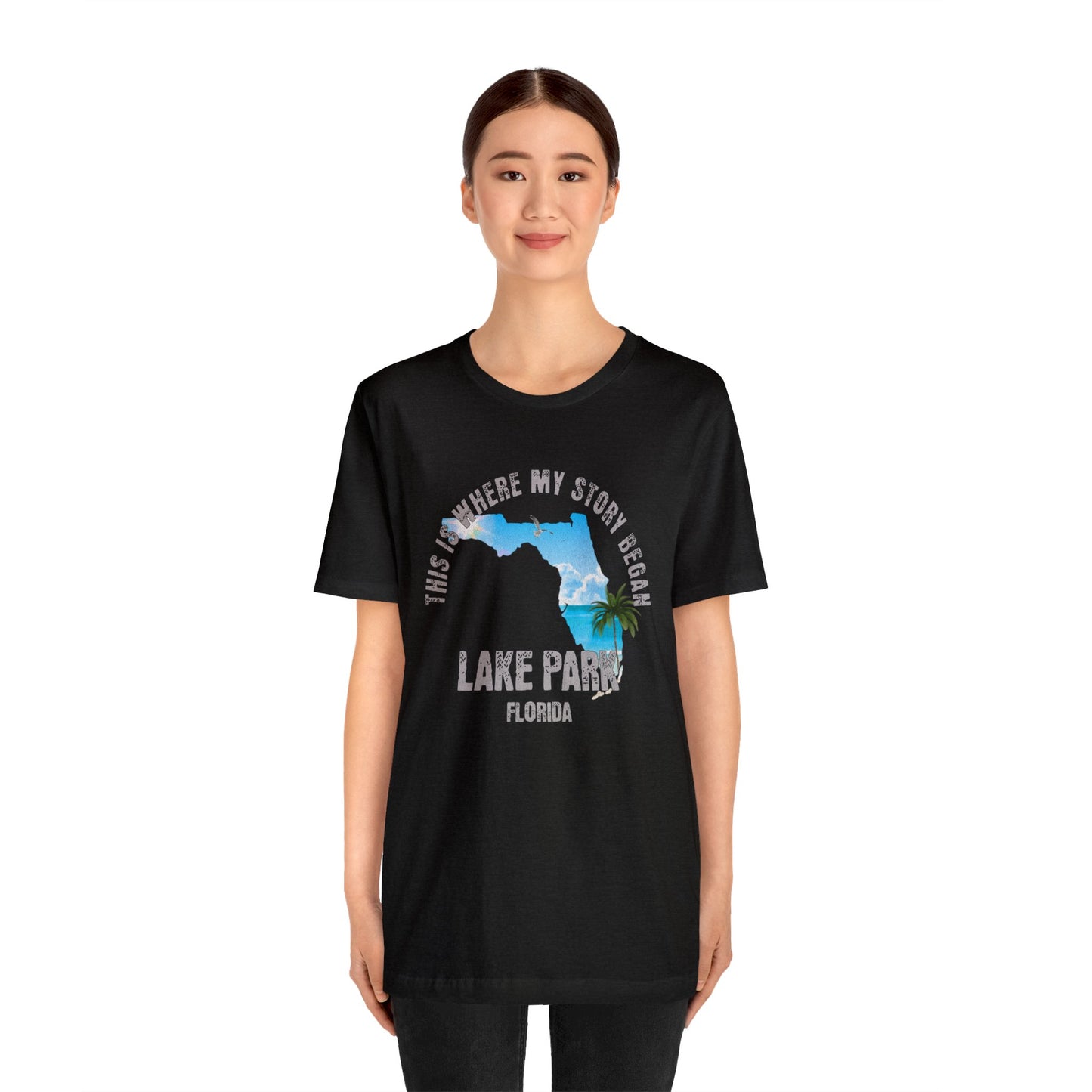 State of Florida T-Shirt - This is where my story began  Lake Park Florida, Birthday Gift, Origin Story, Home Town, Gift for Dad