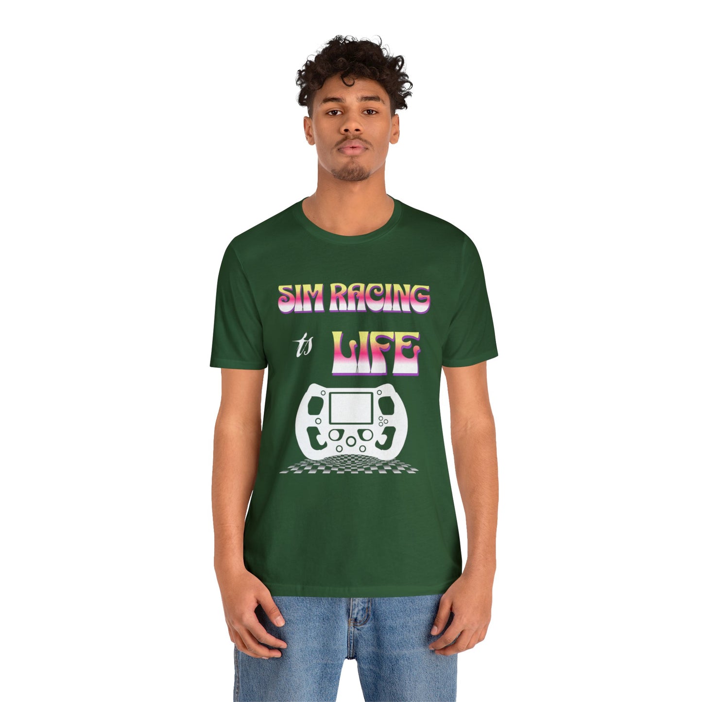 Sim Racing Is Life Shirt, Sim Racing, I Racer, Online Gaming, Gift for Gammer, I race online, E sports, Online Racing, Simulator