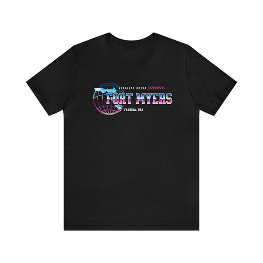 Straight Outta Fort Myers Florida Home Town Shirt Birthplace Birthday Gift Florida Souviner Florida Cities Destination Gift Gift For Dad