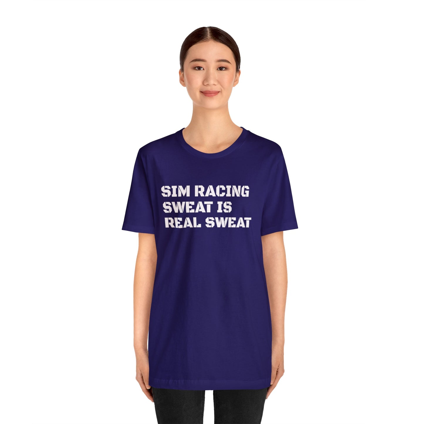 Sim Racing Sweat Is Real Sweat Shirt, Sim Racing, I Racer, Online Gaming, Gift for Gammer, I race online, E sports, Online Racing, Simulator