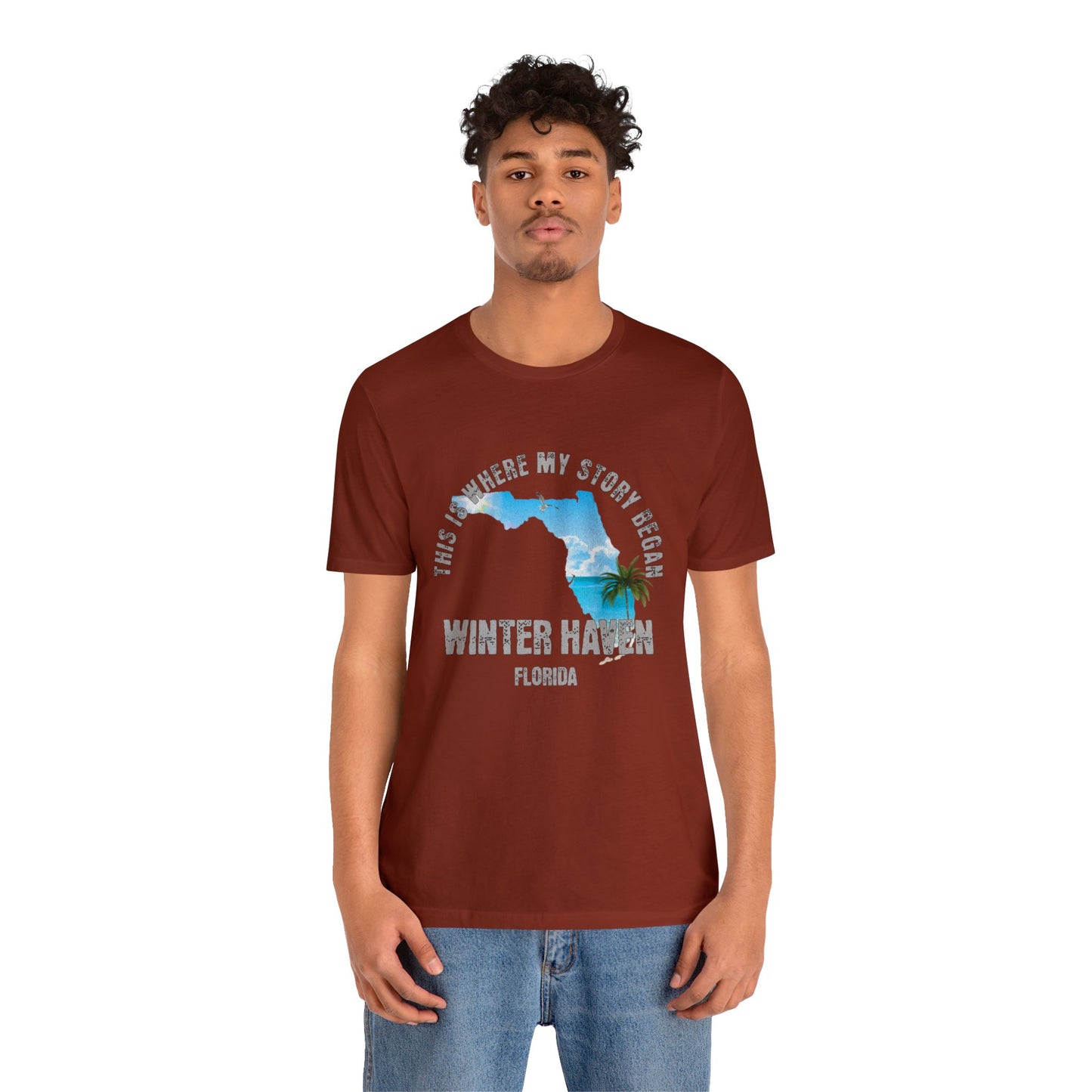 State of Florida T-Shirt - This is where my story began Winter Haven Florida